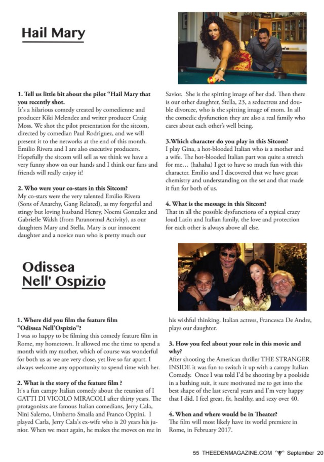 ISSUE OF EDEN MAGAZINE
